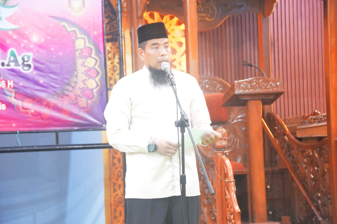 Bupati Kasmarni Sambut 1 Ramadhan di Masjid Agung Istiqomah Bengkalis