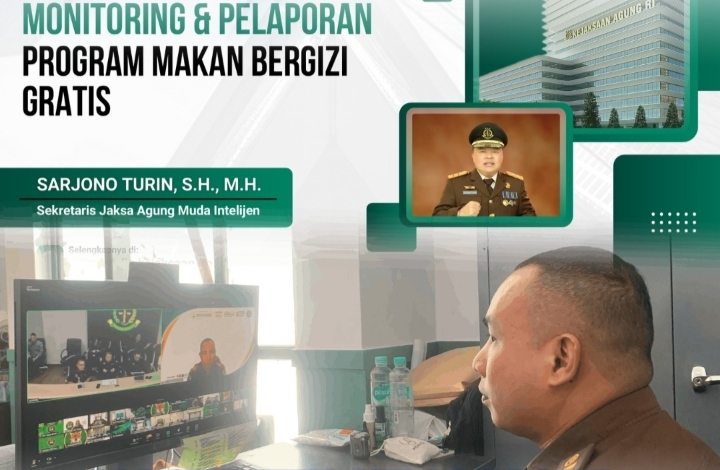 Kasi Intel Kejari SBB Ikuti Zoom Vidcon Sesjamintel Monitoring & Pelaporan Program MBG