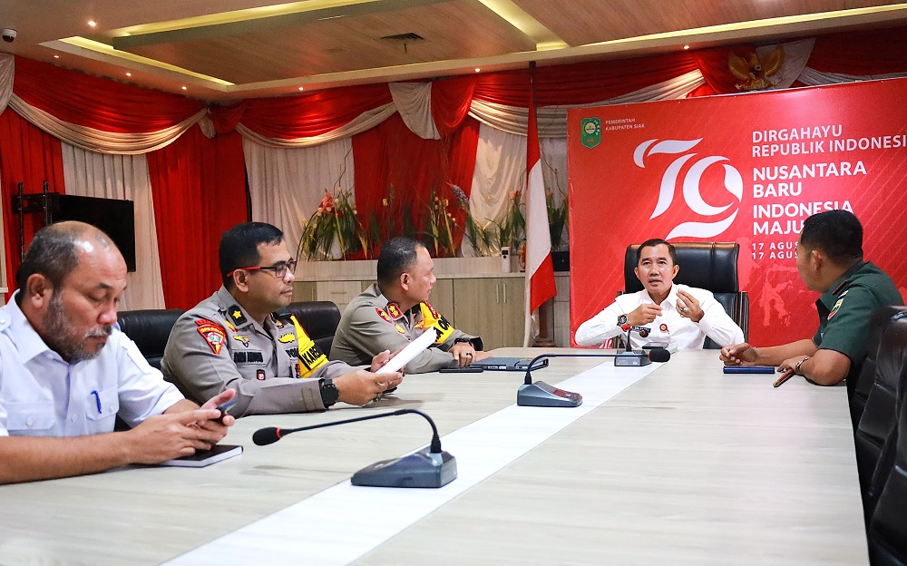 Rapat Bersama Wamendagri, Plh Sekda Siak Pastikan Kesiapan PSU 22 Maret 2025 Mendatang