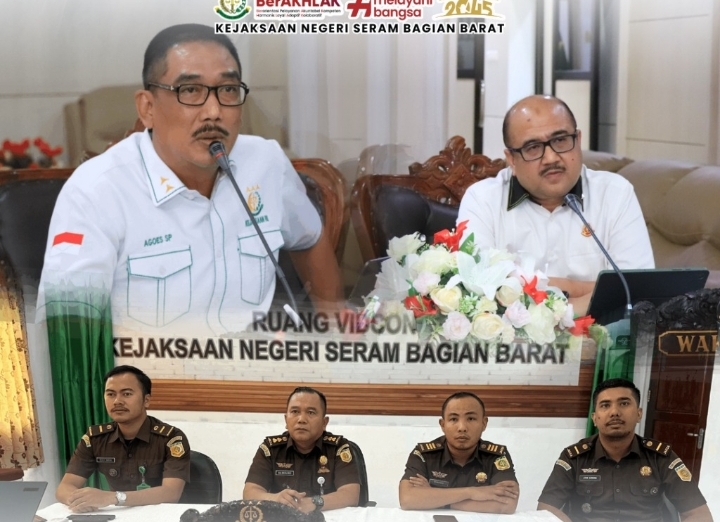 Plt. Kajari SBB ikuti arahan Kajati Maluku Terkait Optimalkan Peran dan Fungsi Intelijen di Daerah