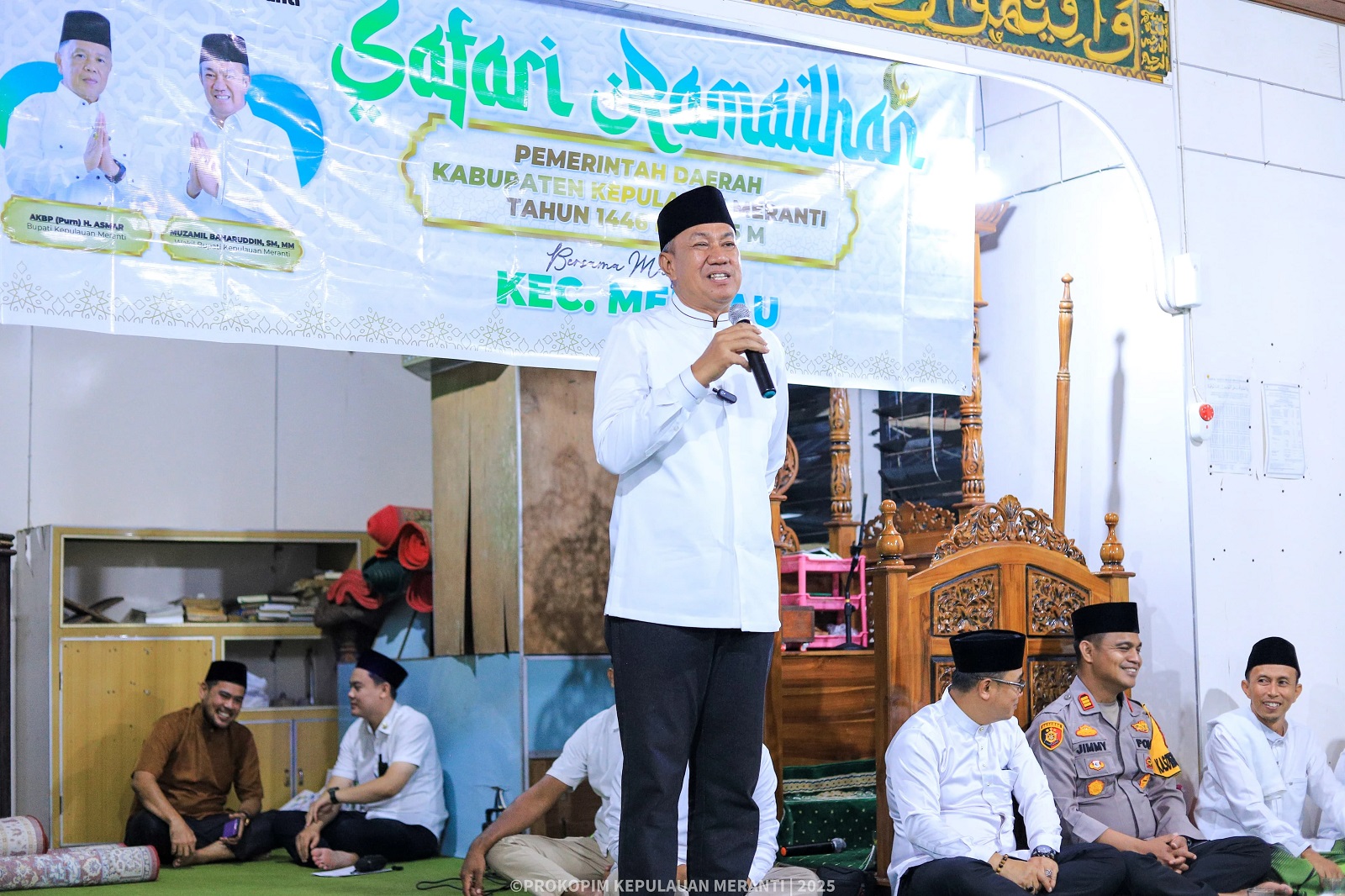 Wakil Bupati Muzamil Baharudin Safari Ramadhan di Desa Bagan Melibur Kecamatan Merbau