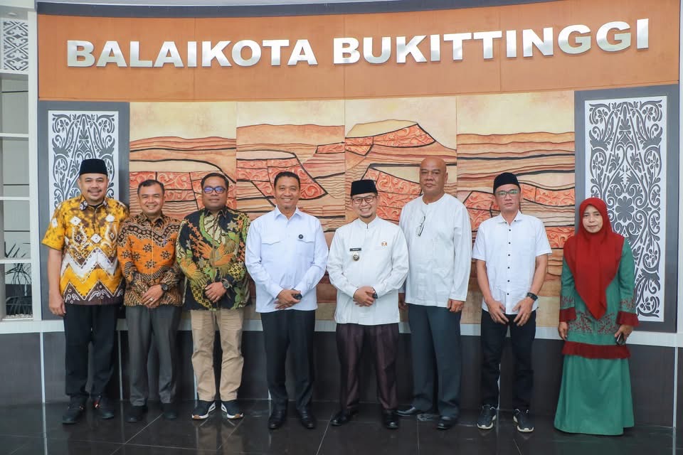Wawako Bukittinggi Sambut Kunjungan Kerja Wawako Pekanbaru, Bahas Pengelolaan Sampah