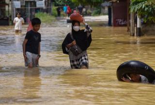Hujan Deras Picu Banjir di Lima Daerah Riau
