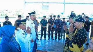 Penyambutan Kedatangan Bupati dan Wakil Bupati Kepulauan Meranti
