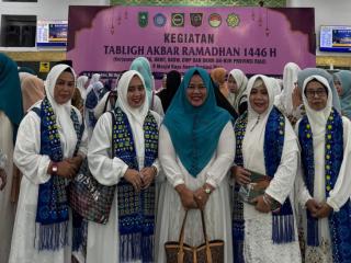 GOW dan BKMT Kabupaten Kampar Hadiri Tabliq Akbar Ramadhan 1446 H