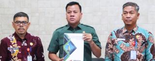 Bupati Kuansing Serahkan LKPD Unaudited TA 2024 Secara Daring Kepada BPK RI Perwakilan Riau