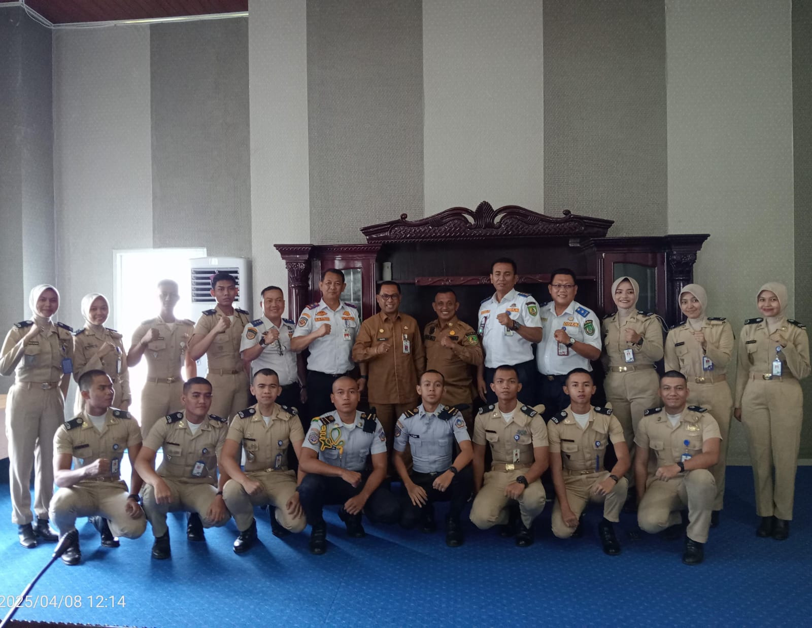 Sekda Rohil Terima Kunjungan Taruna PTDI-STTD Pasca IdulfitriÂ