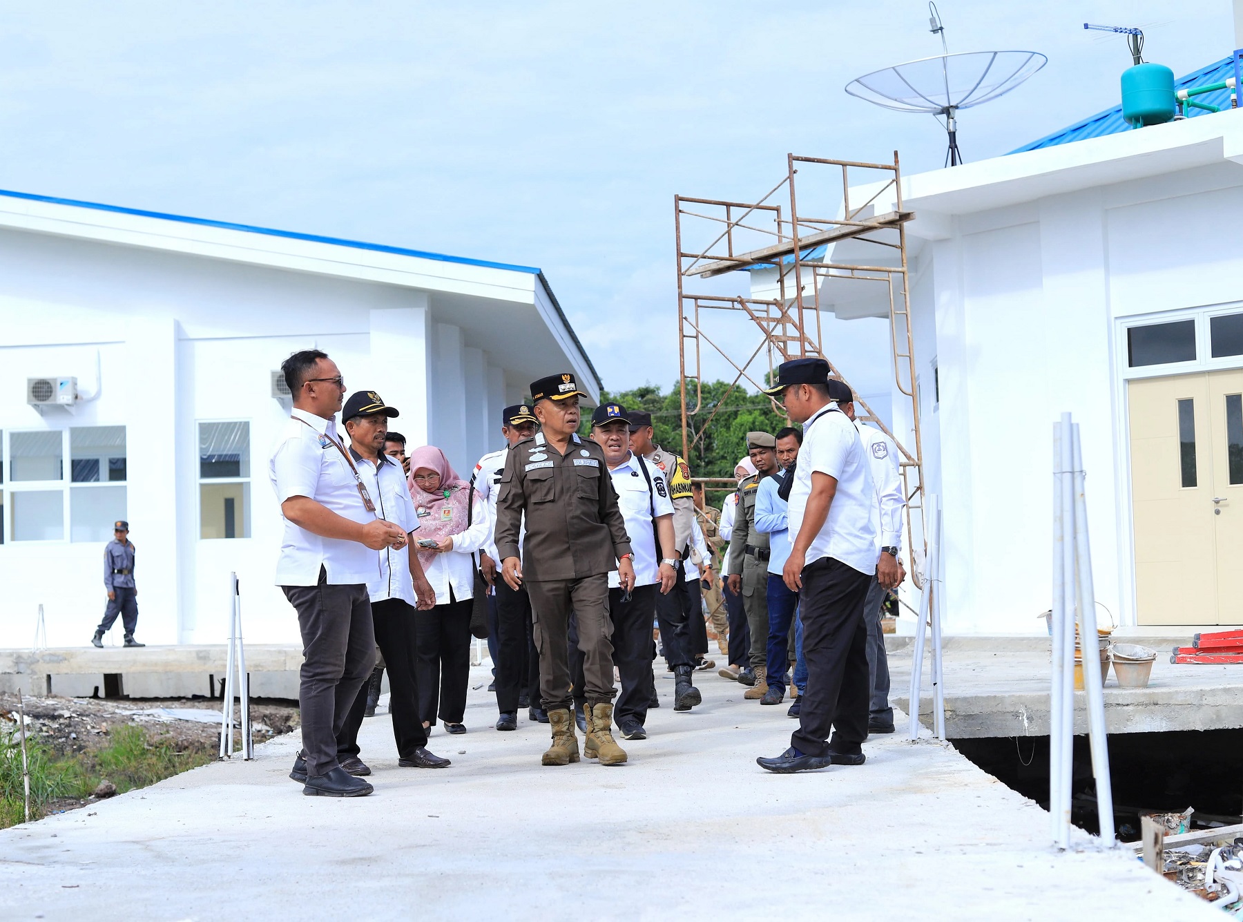 Tinjau Progres RS Pratama Penyagun, Bupati Asmar: Progres Sudah Hampir 100 Persen