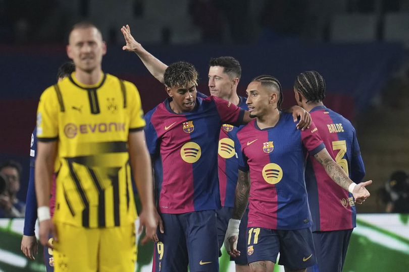 Barcelona Libas Borussia Dortmund dengan Skor Telak 4-0