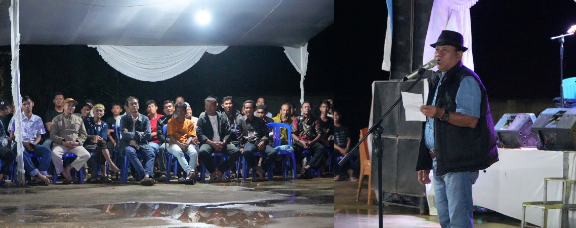 Jumpa Warga Teratak Baru, Bupati Kuansing: Persiapkan Diri untuk Event Pacu Jalur