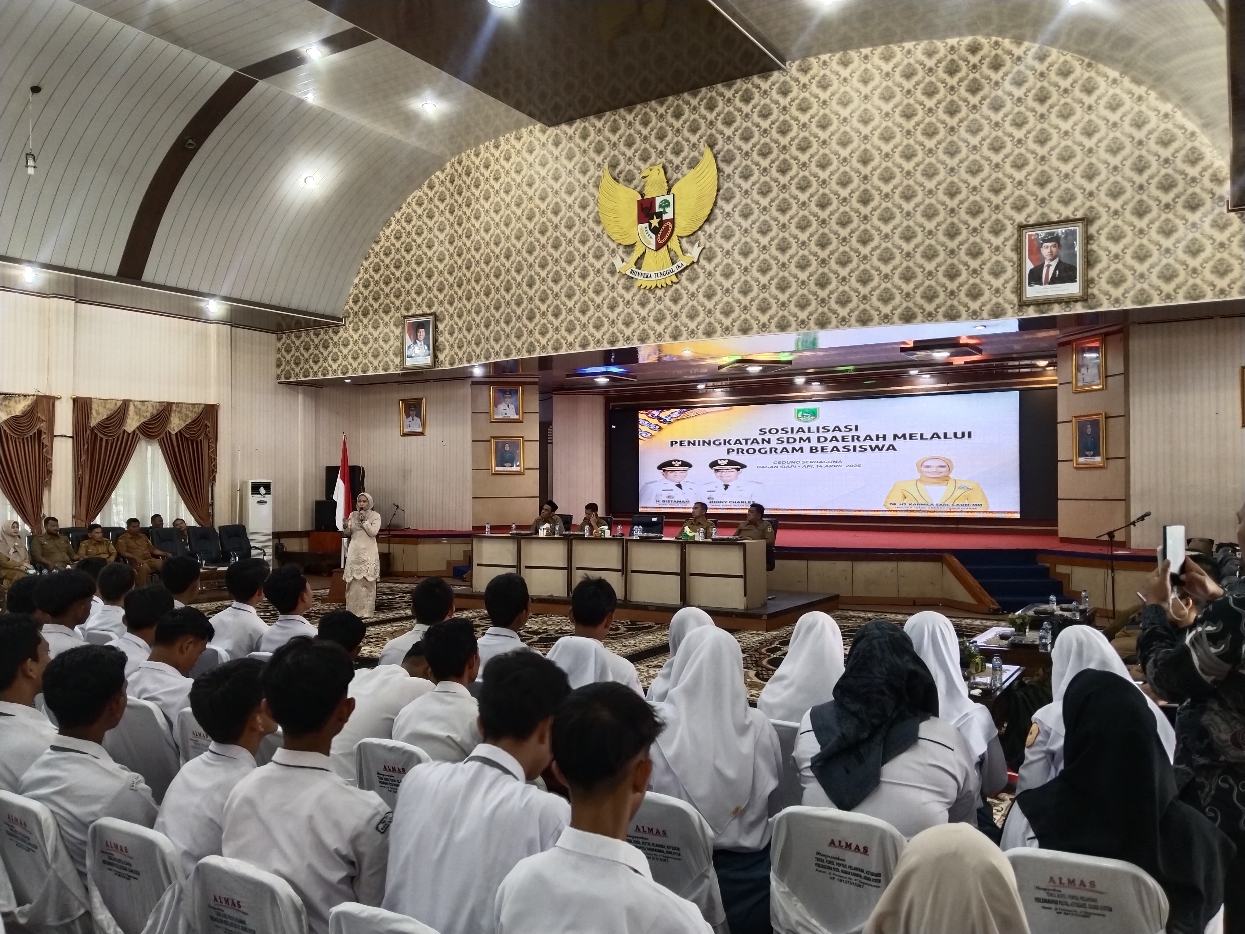 Tingkatkan SDM, Pemkab Rohil Sosialisasikan BeasiswaÂ