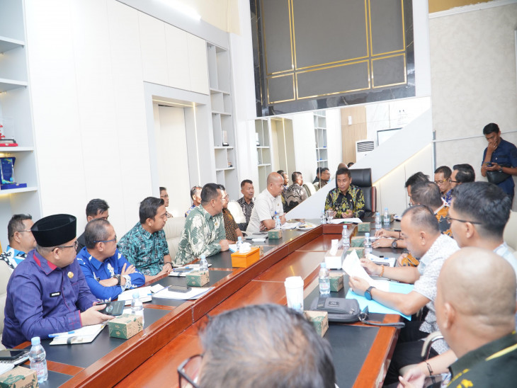 Bupati Pimpin Rapat Koordinasi Wilayah Pertambangan Rakyat di Kabupaten Kampar