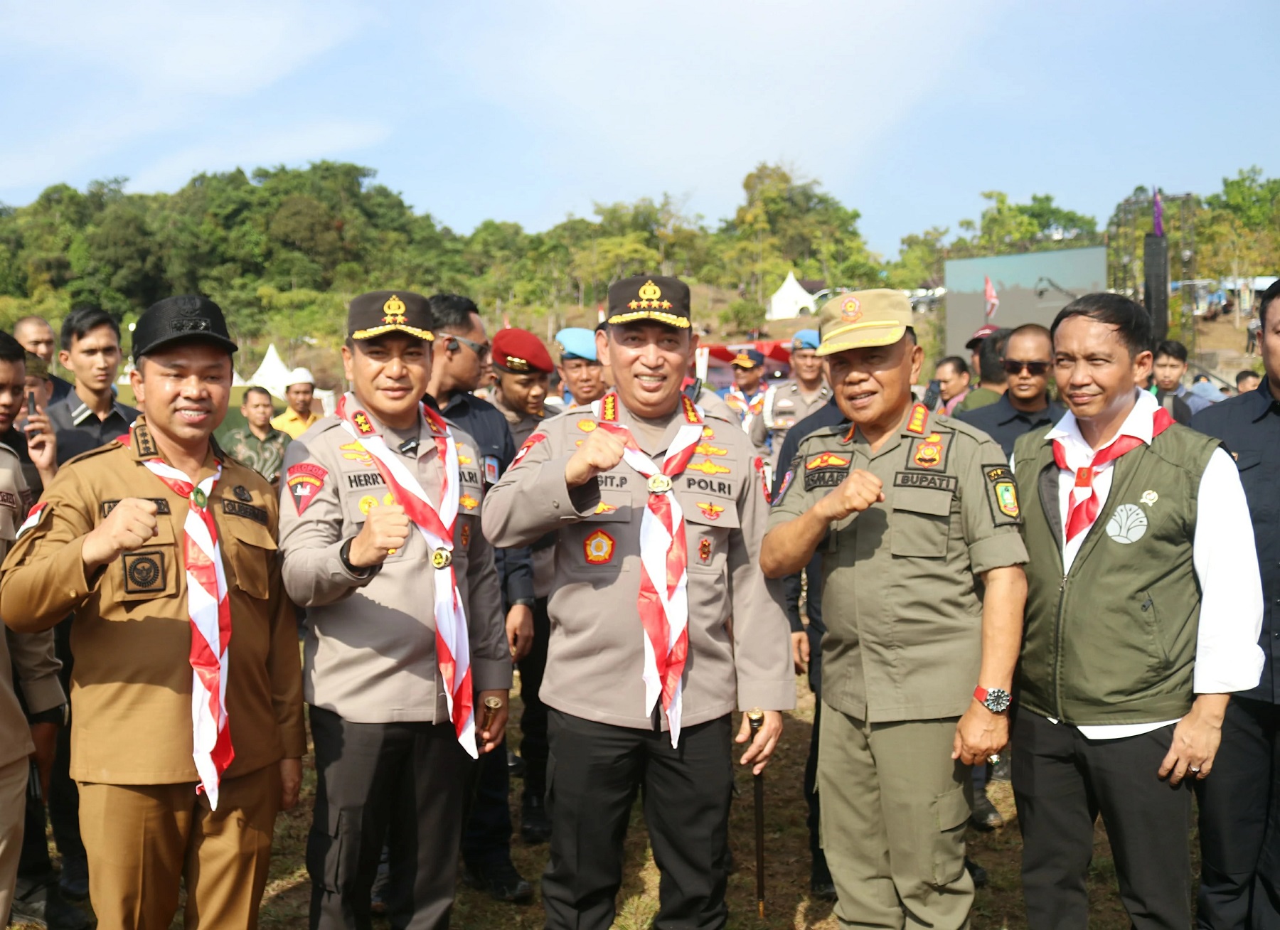 Bupati Asmar Ikuti Pembukaan Jambore Karhutla 2025