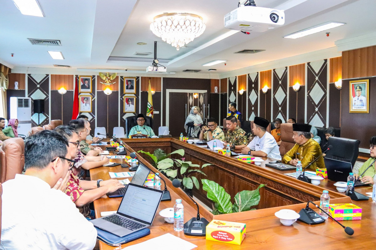 Pemko Pekanbaru Bersama Kementerian PUPR Rapat Bahas Persoalan Pengelolaan IPAL