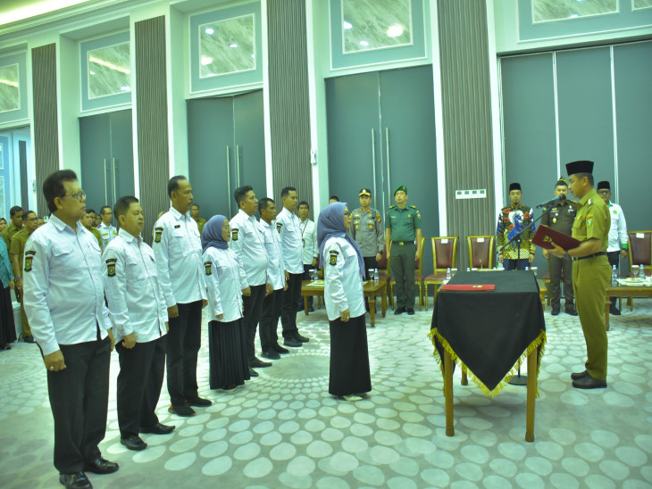 Bupati Lantik Pengurus Badan Narkotika Kabupaten Kampar