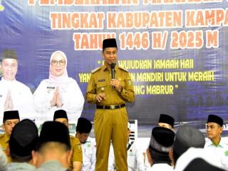 Bupati Kampar Buka Secara Resmi Manasik Haji Tahun 1446 H/2025 M.