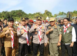 Bupati Asmar Ikuti Pembukaan Jambore Karhutla 2025