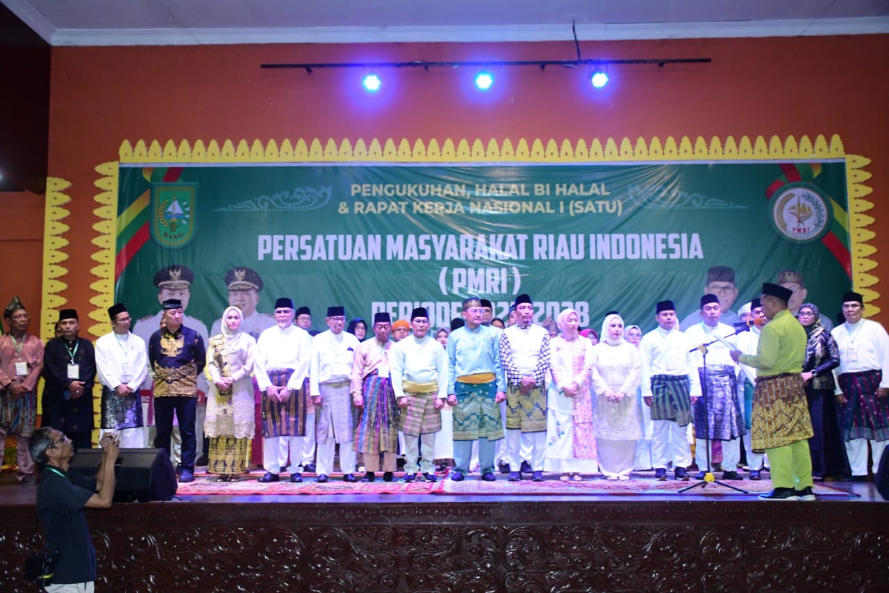 Bupati Bengkalis Hadiri Halal Bi Halal dan Rapat Kerja Nasional 1 PMRI di Jakarta