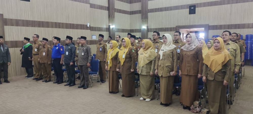 Lantik Tiga Pejabat Pemko Dumai, Wawako Sugiyarto: Mari Bersinergi Demi Kemajuan PembangunanÂ