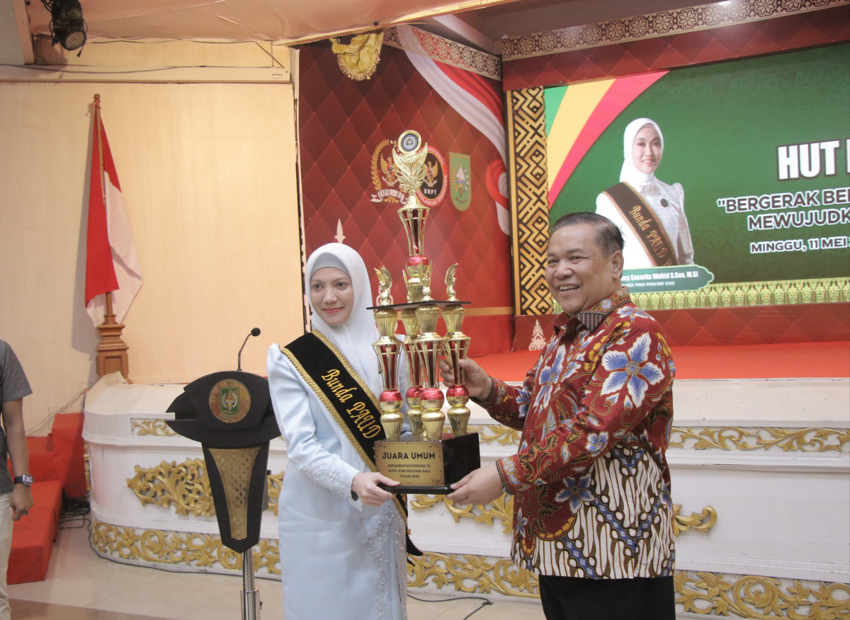 Bunda PAUD Bangga Pekanbaru Raih Juara Umum Implementasi Porseni TK IGTKI-PGRI Provinsi Riau 2025
