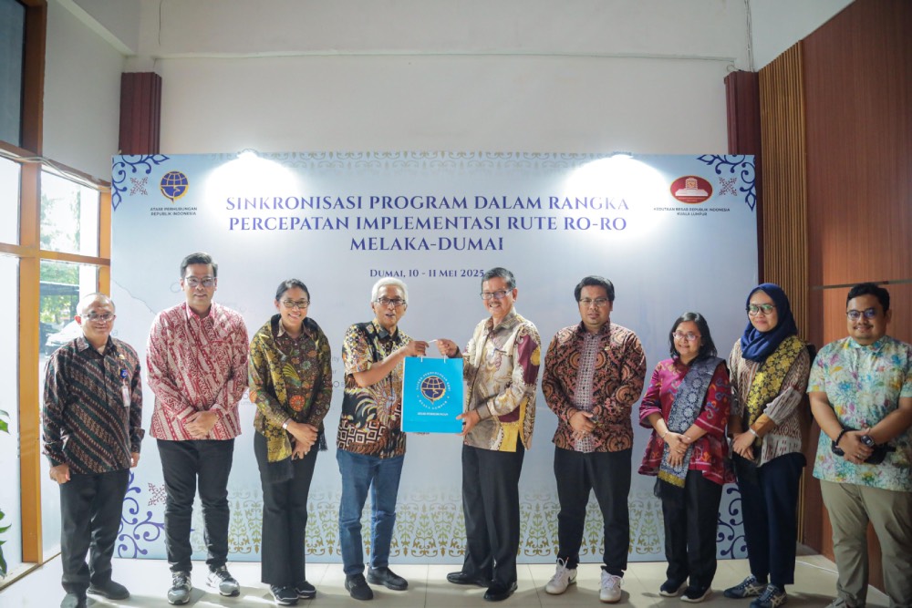 Sekda Dumai Sambut Dubes RI untuk Malaysia, Bahas Percepatan Rute Roro ke Melaka