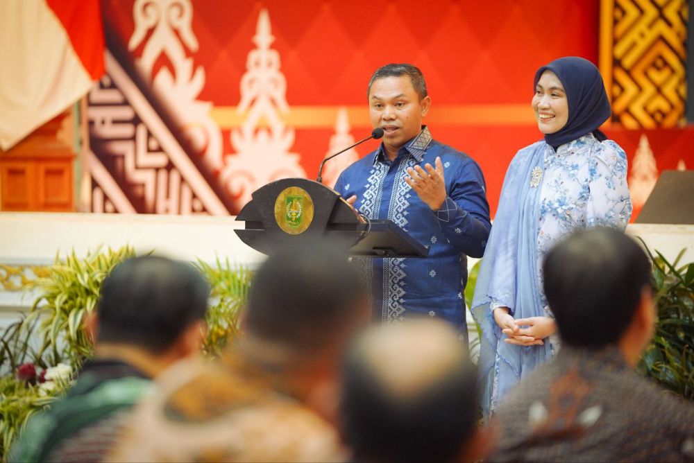 Perkuat Sinergi Hadapi Karhutla, Ajakan Gubri ke Danlanud Rsn yang Baru