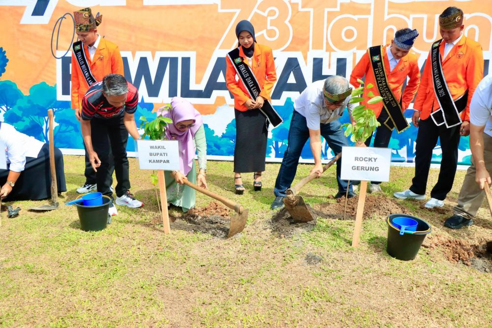 PII Gandeng Pemprov Riau Lestarikan Alam Lewat Penanaman Pohon