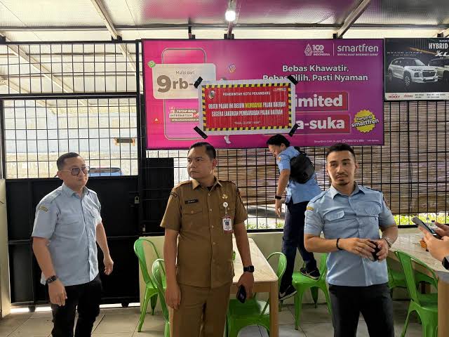 Kedapatan Tak Bayar Pajak, Bapenda Pekabaru Tindak Pelaku Usaha