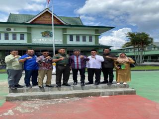 Ketua Komisi I DPRD Kampar Kunjungan Kerja Ke Makodim 0313/KPR, Â Bahas Konflik Agraria dan Galian C