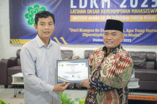 Wakil Wali Kota Dumai Buka Pelatihan Dasar Kepemimpinan Mahasiswa di IAI Tafaquh Fiddin