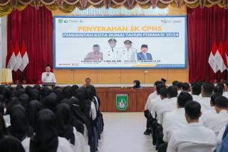 Resmi Dilantik, 266 CPNS Kota Dumai Siap Jalani Tugas sebagai ASN