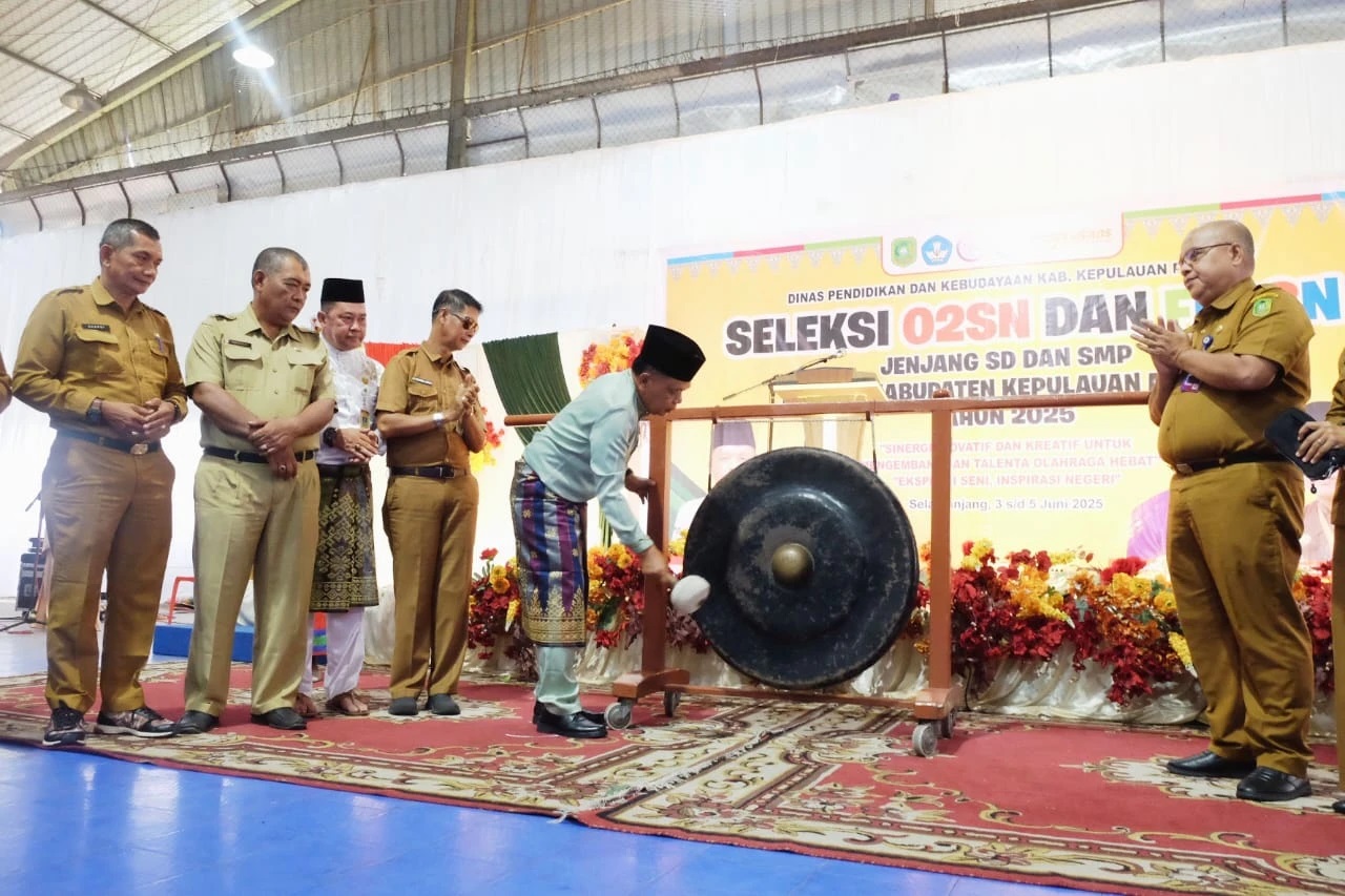 Buka O2SN dan FLS3N, Bupati Asmar: Ini Membentuk Jiwa Kreatif dan Sportif Anak