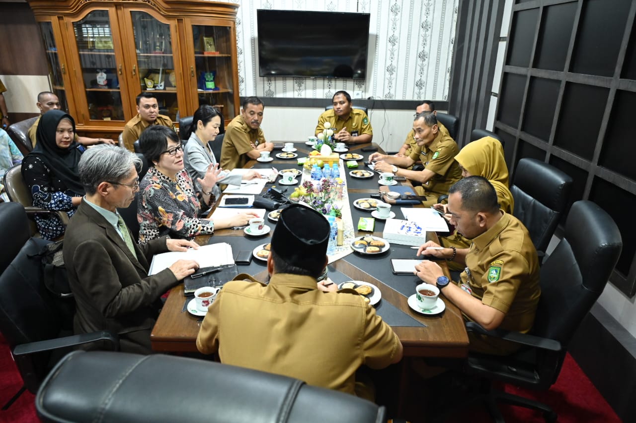 Menuju Pembangunan Lingkungan Berkelanjutan, Pemkab Bengkalis dan Jepang Saling Sinergi