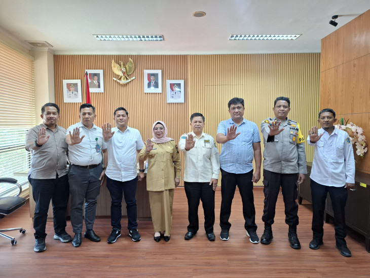 BNK Kampar Terima Kunjungan Kasat Narkoba Polres Kampar