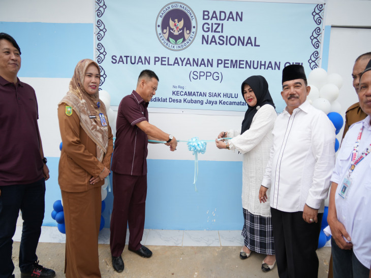 Dapur MBG Yayasan Jefry Noer Madani Launching di Riau