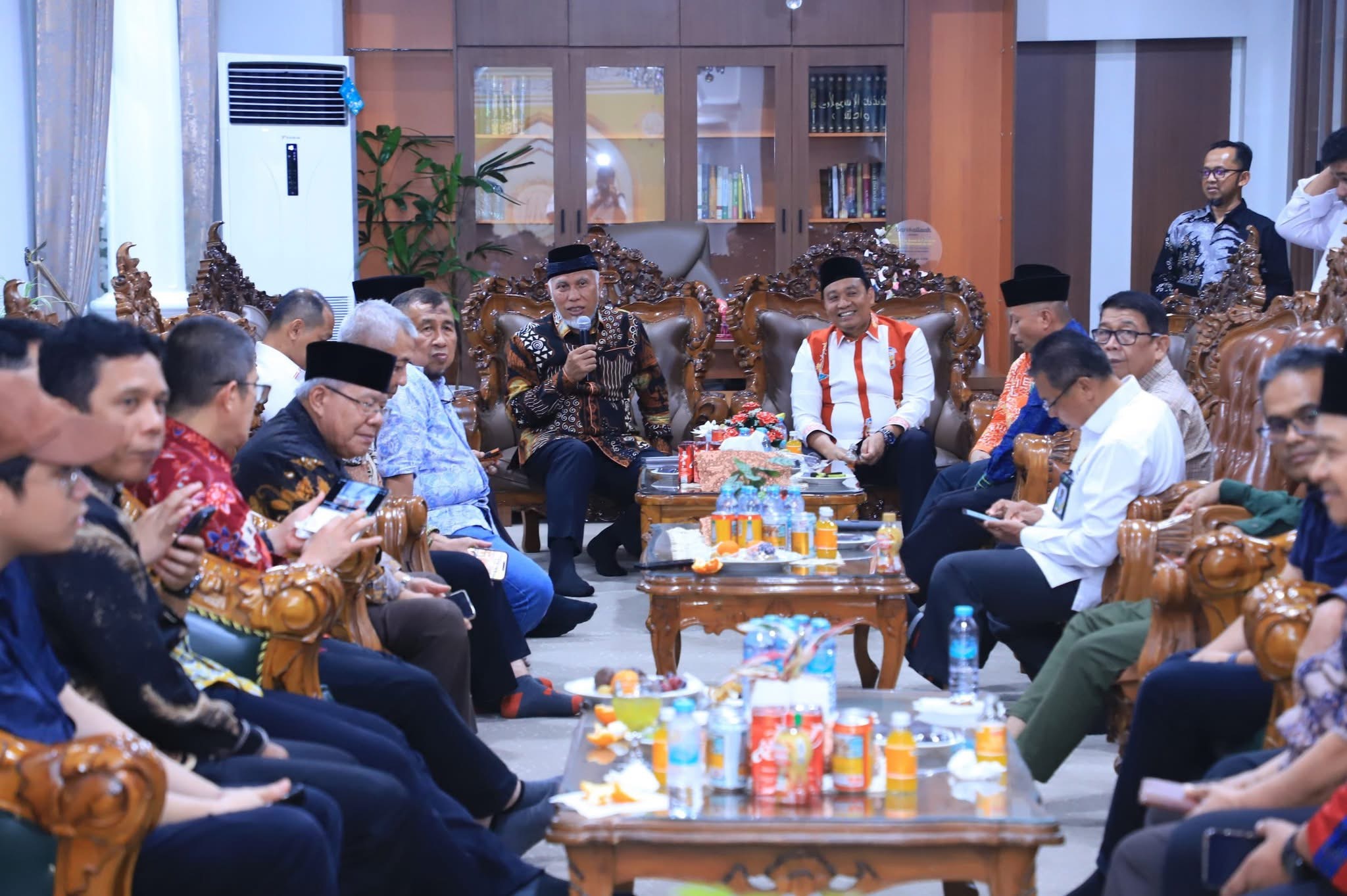 Wakil Walikota Pekanbaru Terima Kunjungan Gubernur Sumbar