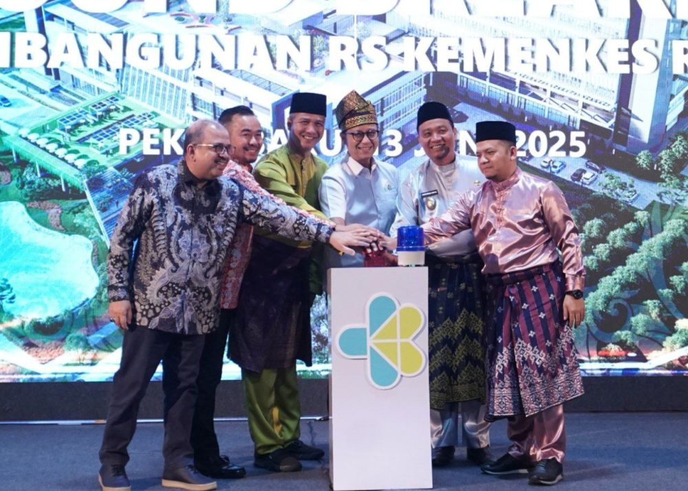 Ground Breaking RS UPT Vertikal Riau, Diresmikan Menkes Budi Gunadi