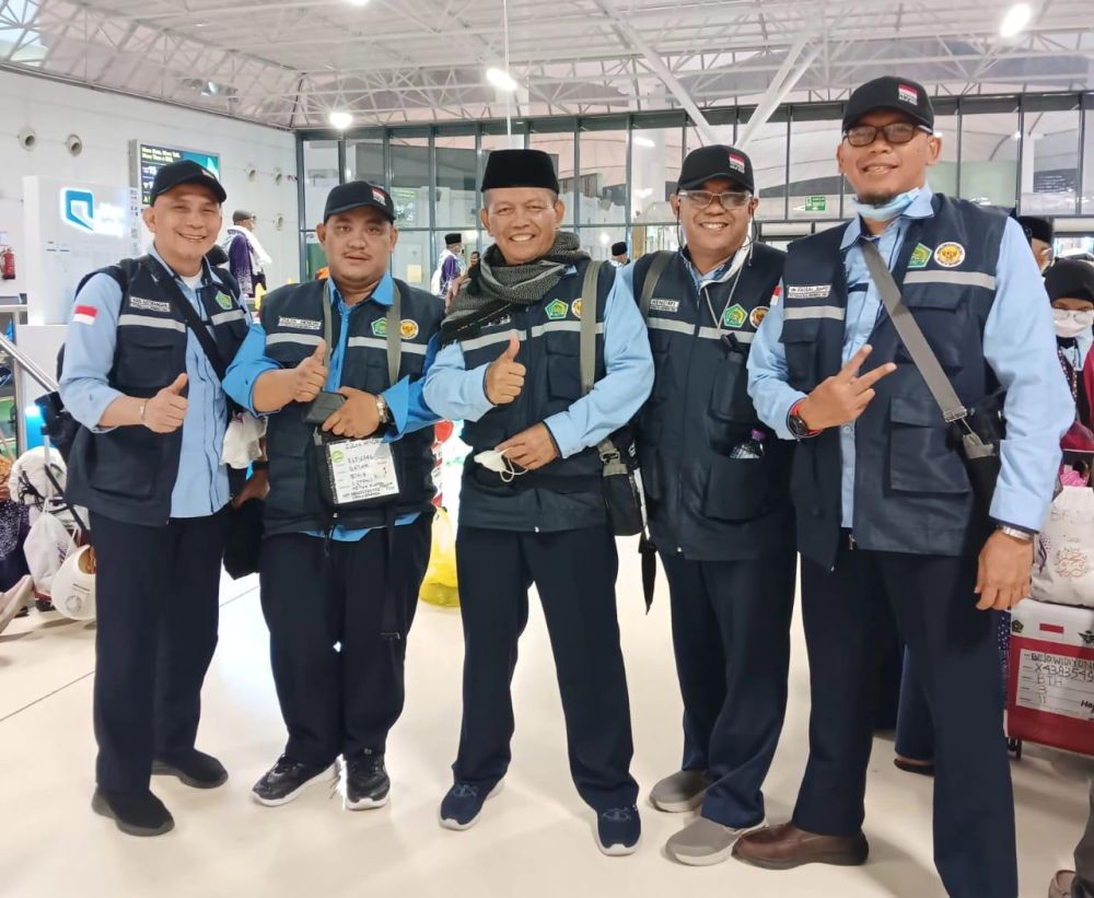 Alhamdulillah, Kloter Pertama Riau/BTH 03 Tiba di Tanah Air
