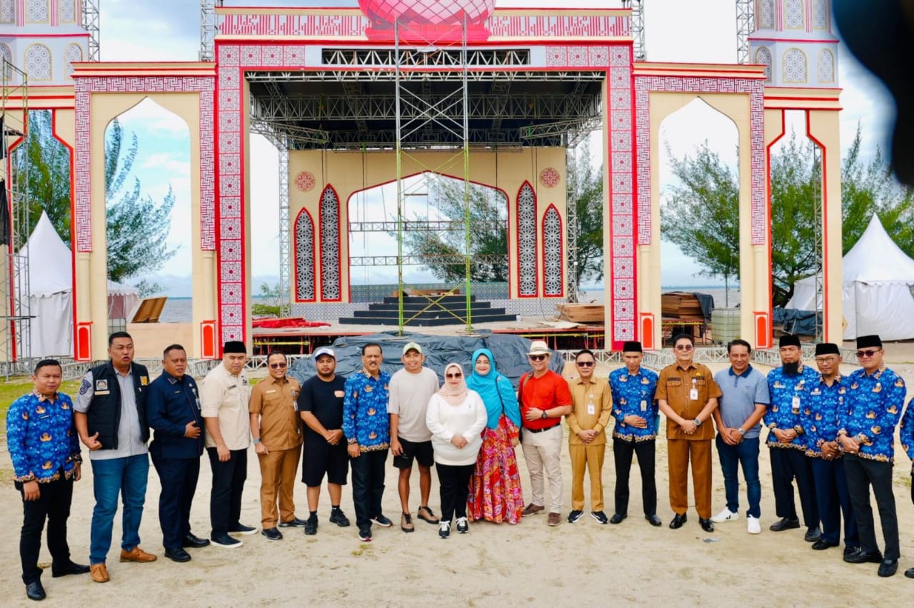 Pastikan Kesiapan Perhelatan MTQ Riau 2025, Bupati Tinjau Astaka Utama