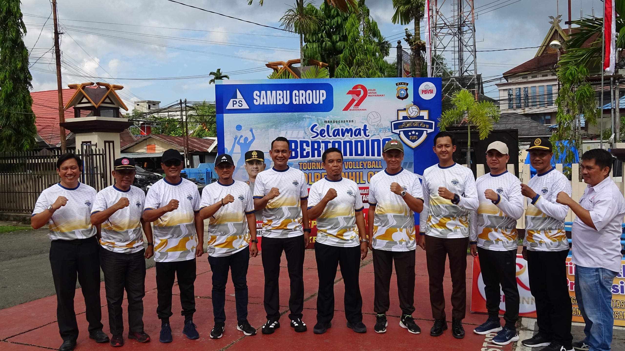 Bupati Inhil Buka Secara Resmi Kapolres Volley Ball Cup Iv Tahun 2025