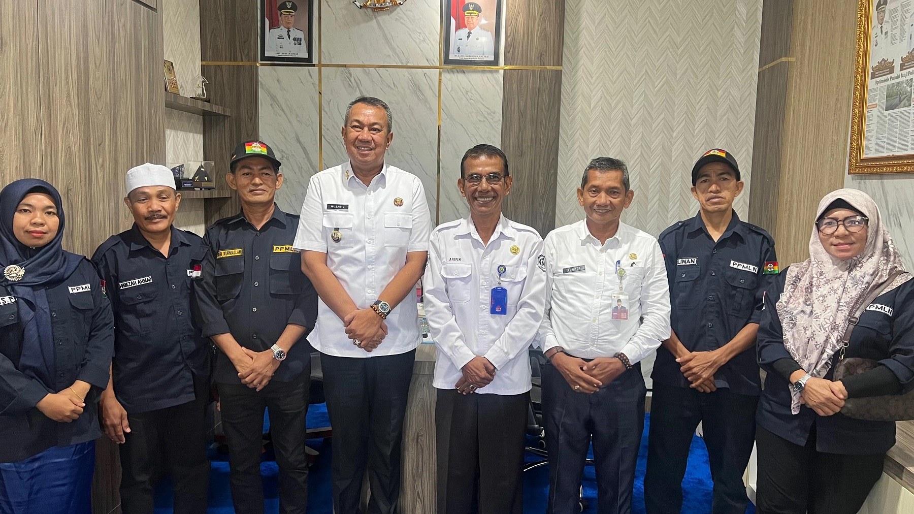 Wabup Muzamil Terima Audiensi PPMLN, Bahas Pemberdayaan dan Perlindungan Pekerja Migran Meranti