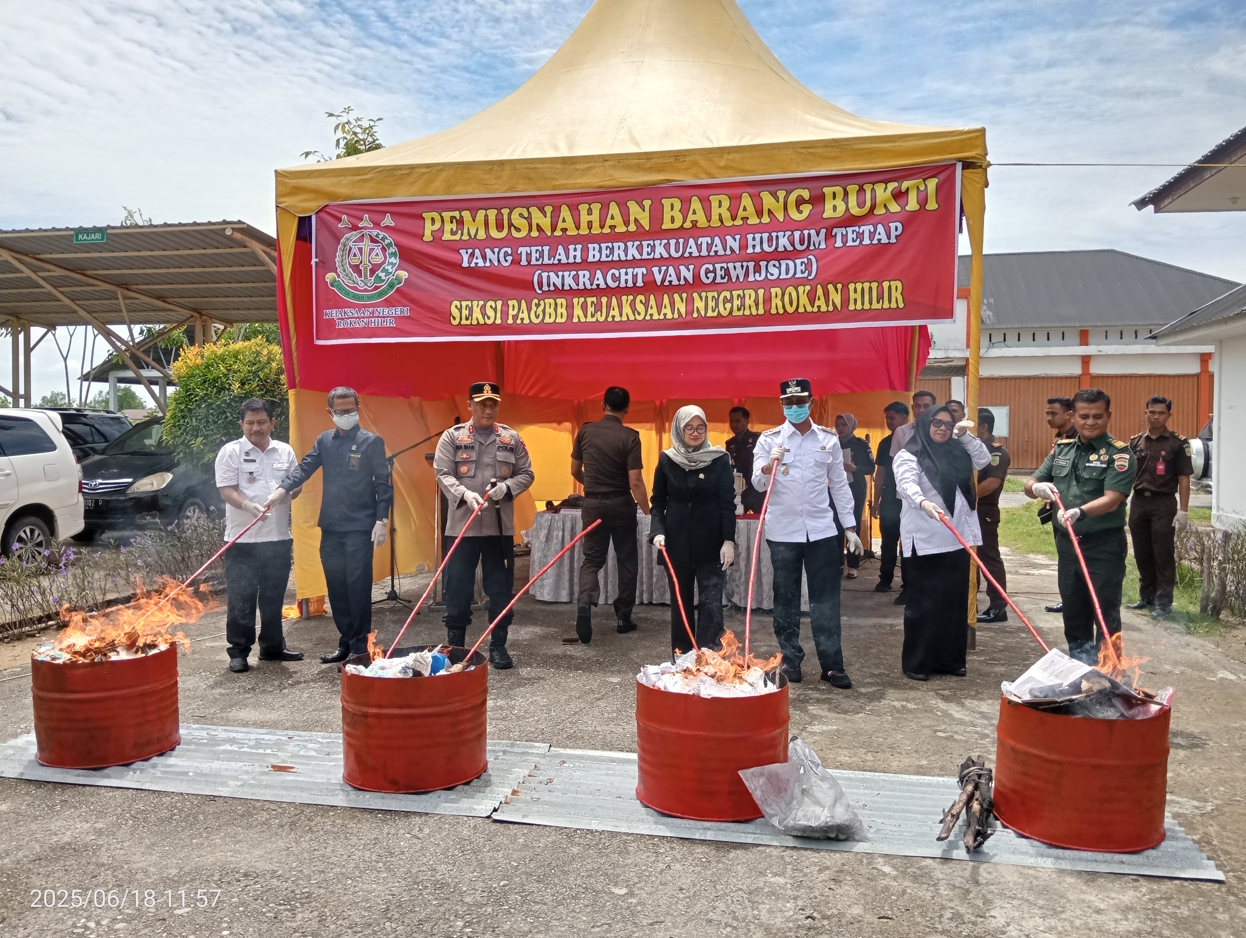 Wabup Rohil Apresiasi Kinerja Kajari dalam Penindakan Kejahatan Narkoba 