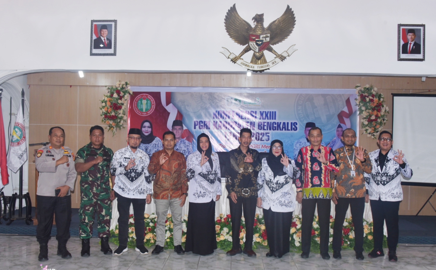 Bupati Buka Konferensi Ke-23 PGRI Bengkalis