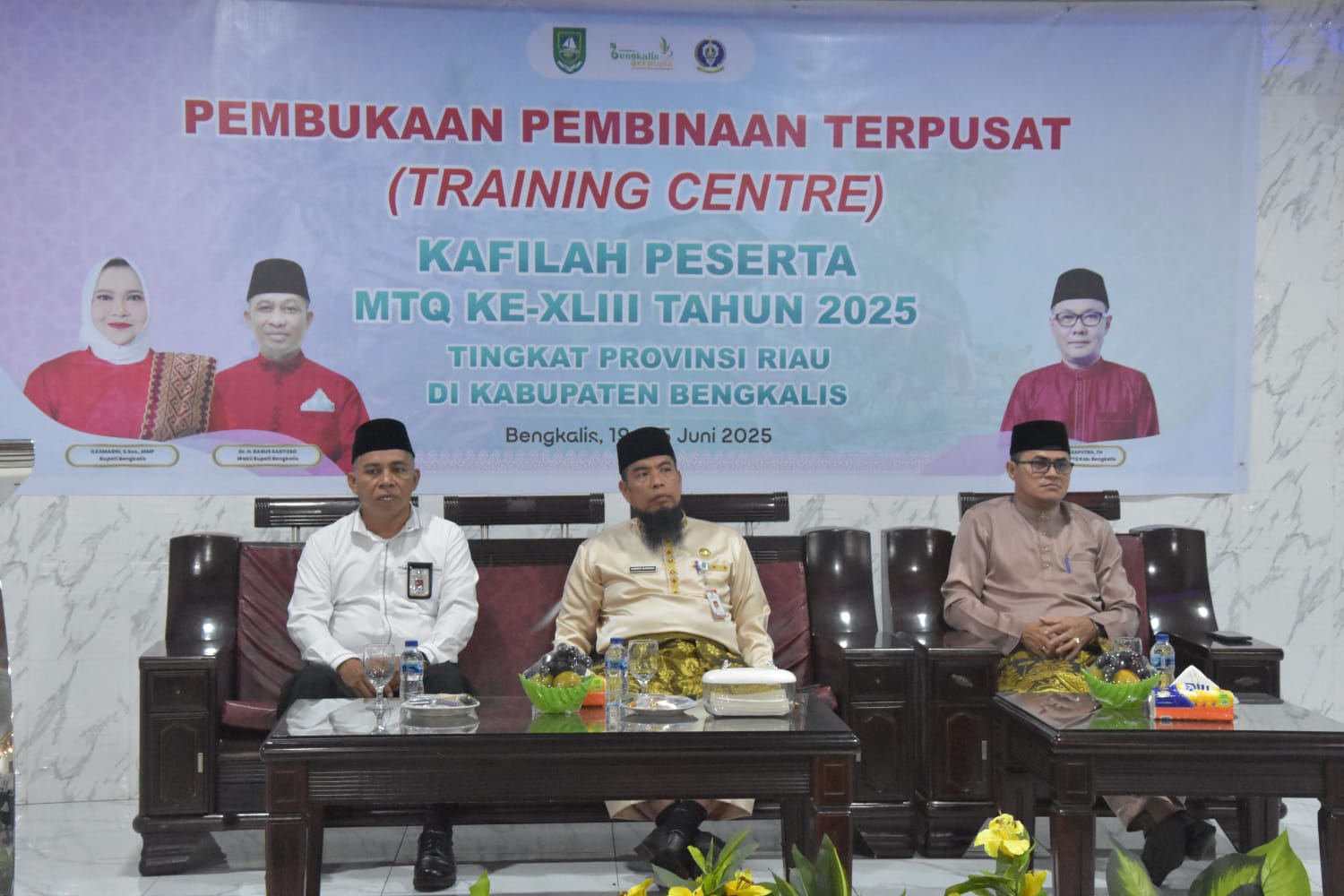 Bupati Harapkan Kafilah Bengkalis Mampu Dapatkan Kembali Prestasi Sebagai Juara Umum MTQ Riau