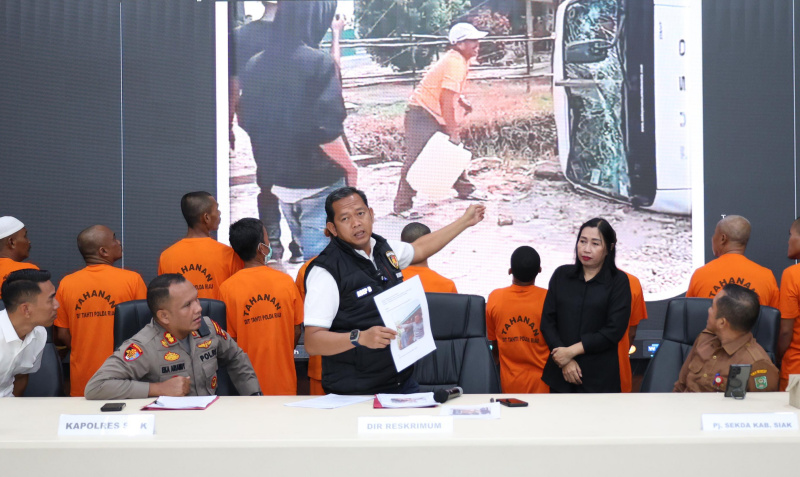 Peringatkan Bupati Siak, Polda Riau Kantongi Nama Cukong Sawit Otak Kerusuhan PT SSL