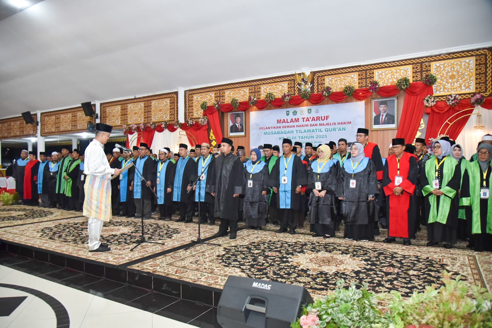 120 Dewan dan Majelis Hakim MTQ ke-43 Provinsi Riau Resmi Dilantik