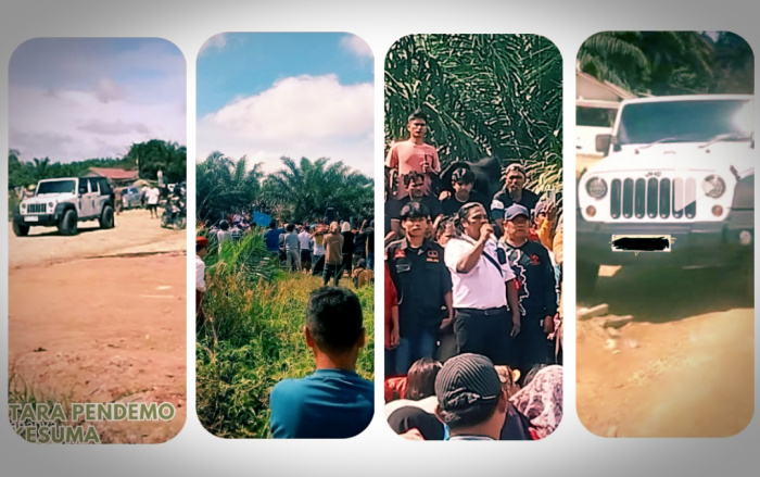 Mewah! Crazy Rich Petani Sawit di TNTN Pamer Rubicon saat Demo