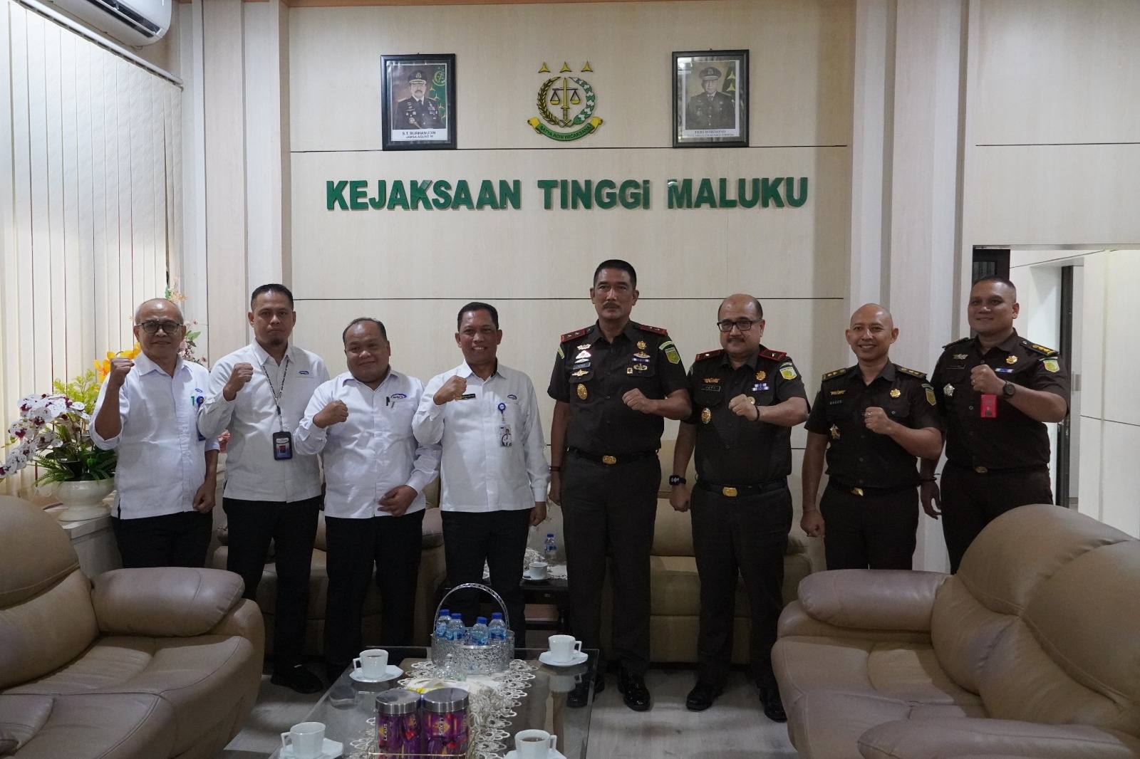 Perkuat Sinergitas, Kajati Agoes SP Sambut Baik Kunjungan Kepala BPKP Perwakilan Maluku