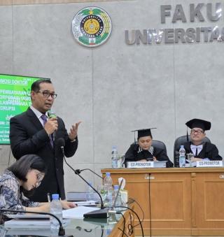Menyala Abang Ku ! Jufri Kini Bergelar Doktor Ilmu Hukum