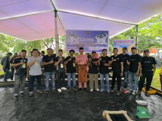 Sempena Milad Inhil, Bupati Herman Buka Resmi Pertandingan Gasing Tradisional